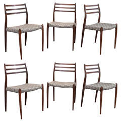 Moller Model #78 Rosewood Chairs