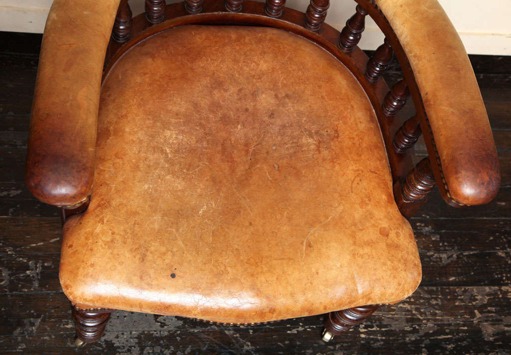 19th century English Desk chair 5