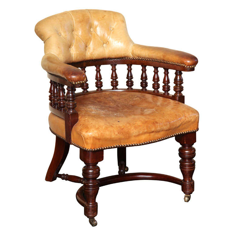 19th century English Desk chair