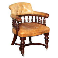 19th century English Desk chair 11