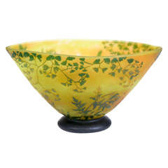 Signed Daum Nancy Bowl