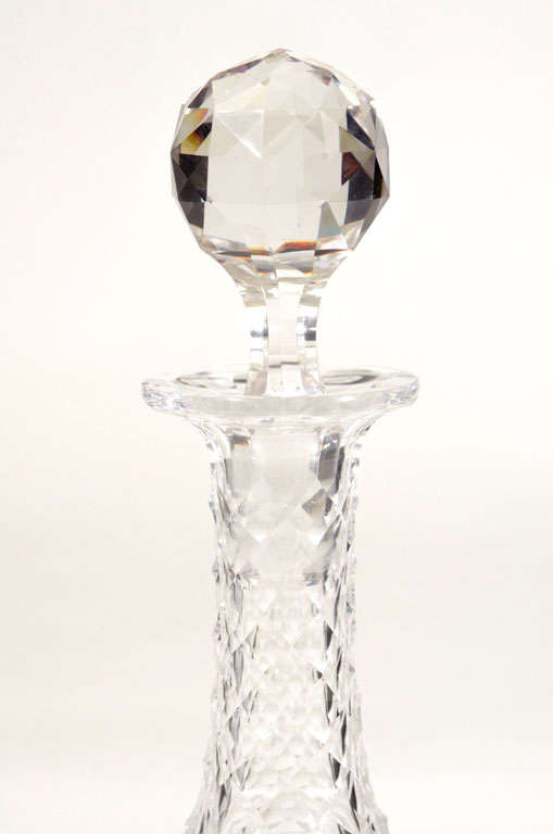 American Cut Crystal Decanter with original top