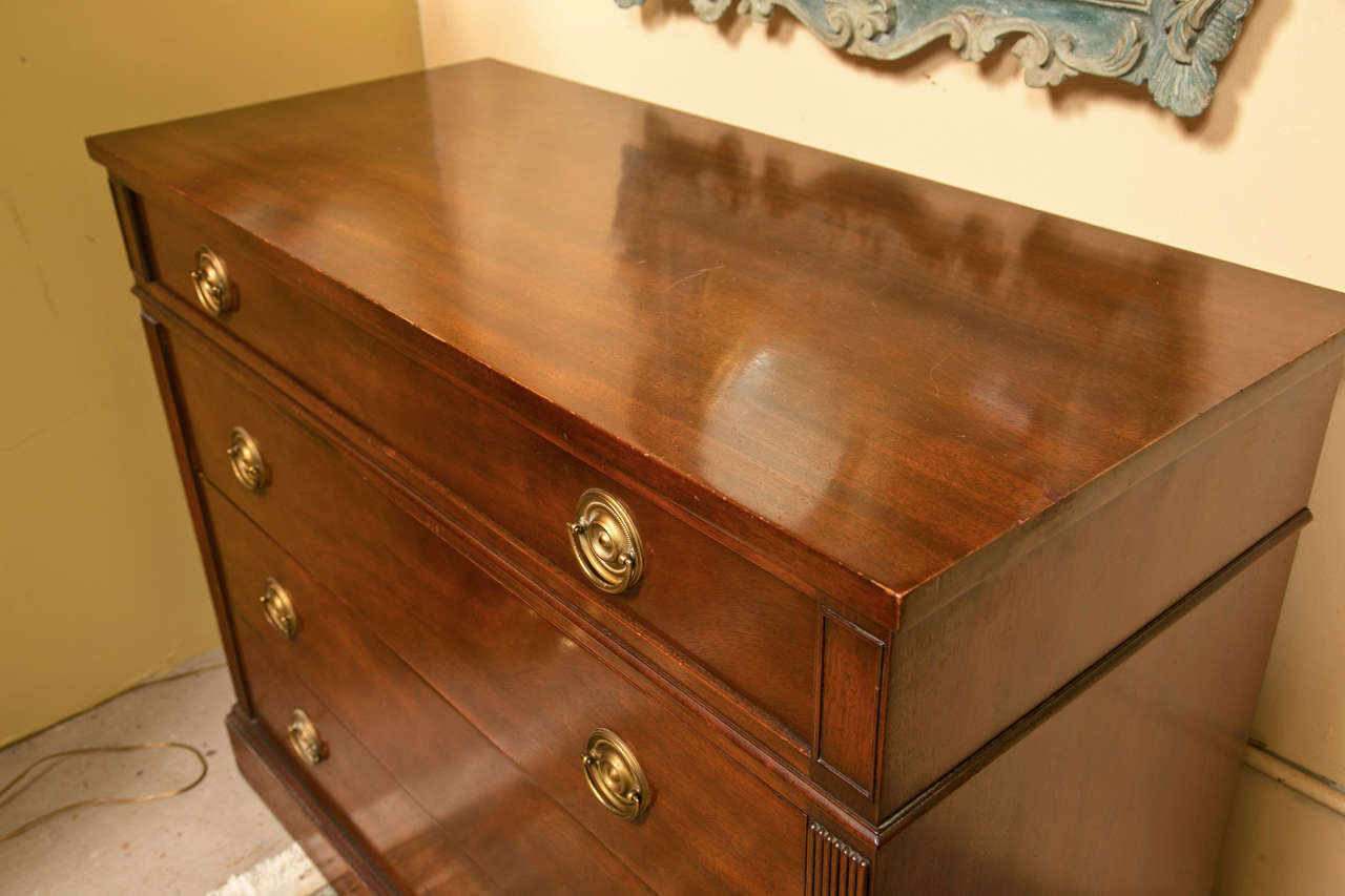 Georgian Pair of Mahogany Bachelor's Chests by Kittinger