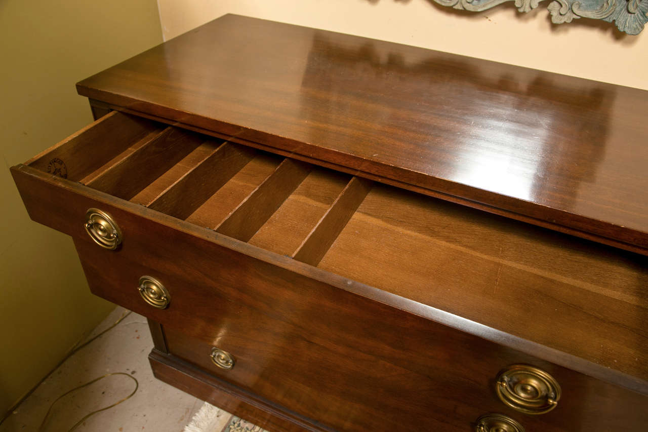 Pair of Mahogany Bachelor's Chests by Kittinger 1