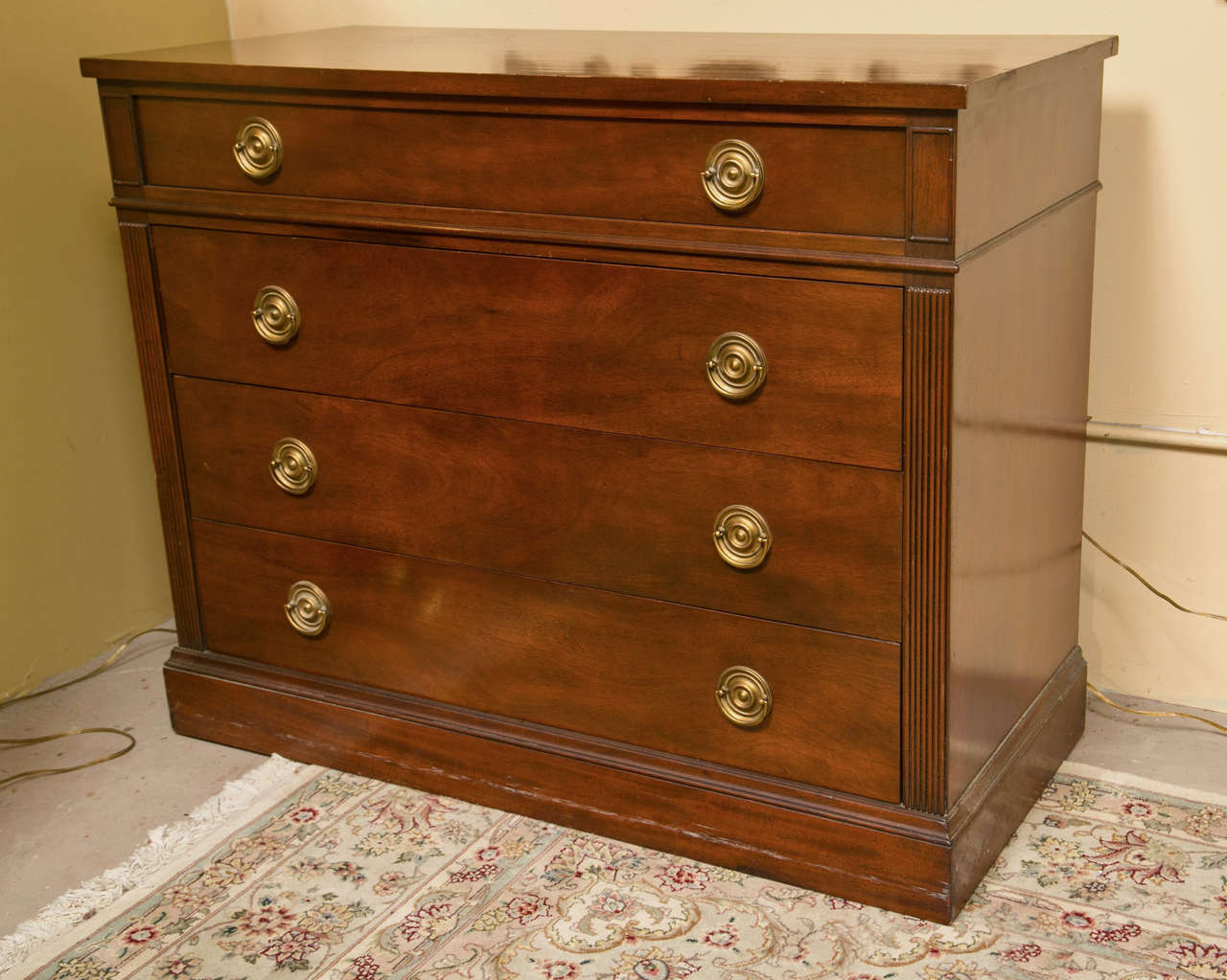 Pair of Mahogany Bachelor's Chests by Kittinger 3