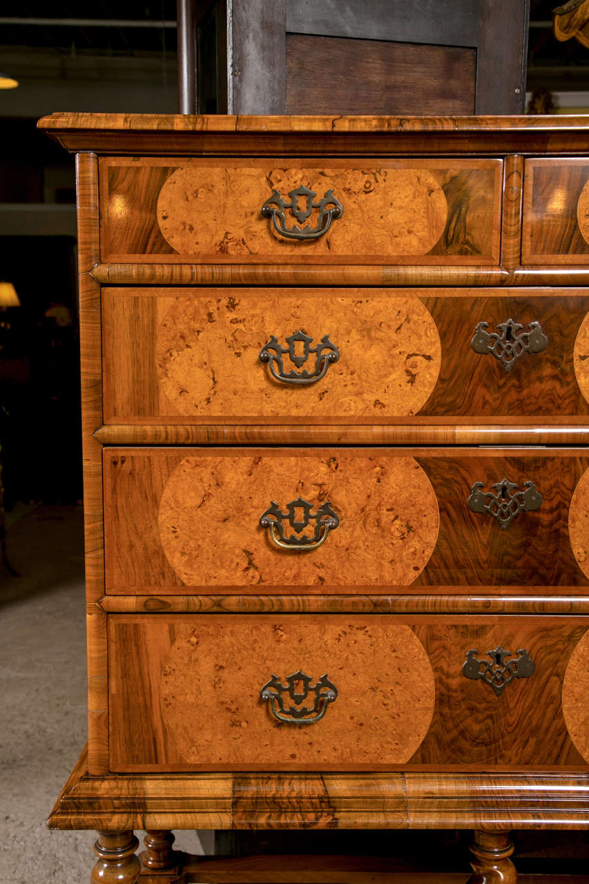 English William and Mary Style Chest on Stand