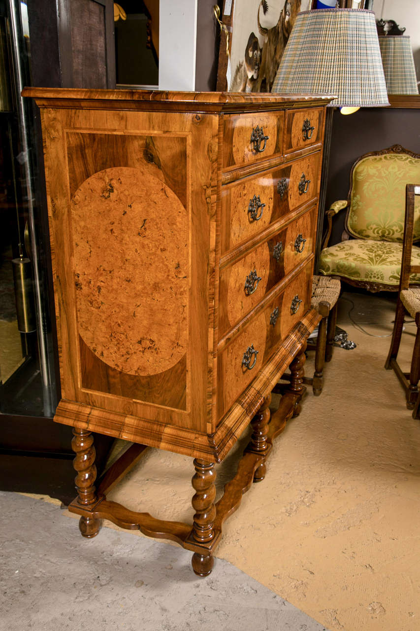 William and Mary Style Chest on Stand 4