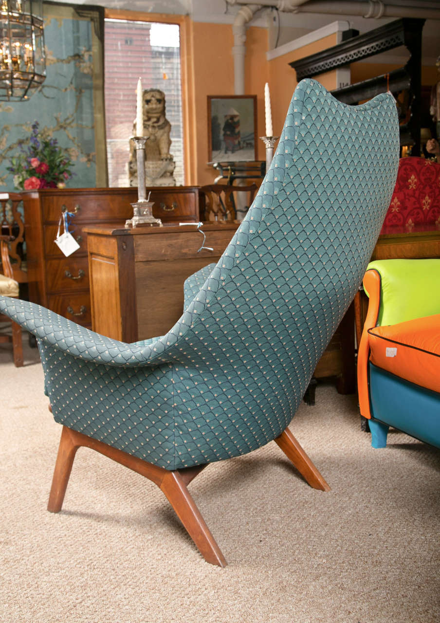 Danish Modern Lounge Chair & Stool Adrian Pearsall 1