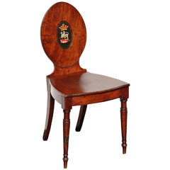 Early 19th Century English Hall Chair