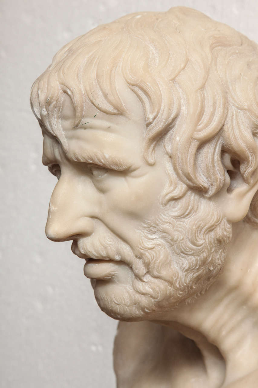 Italian 19th Century Bust of Seneca