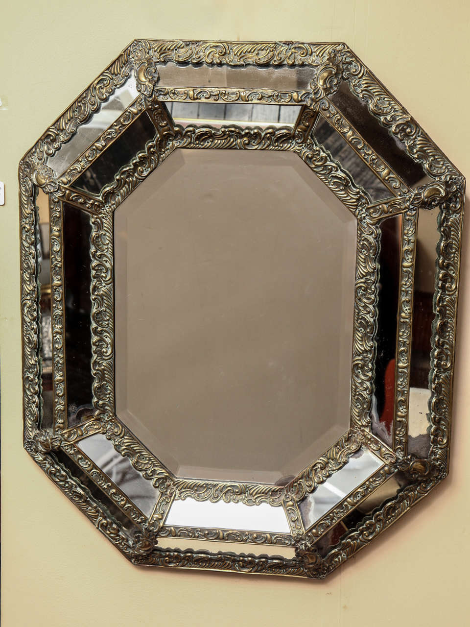19th Century Flemish Marginal Mirror 3