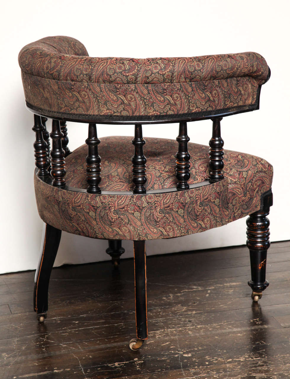 Mid 19th Century English, Library Chair 2