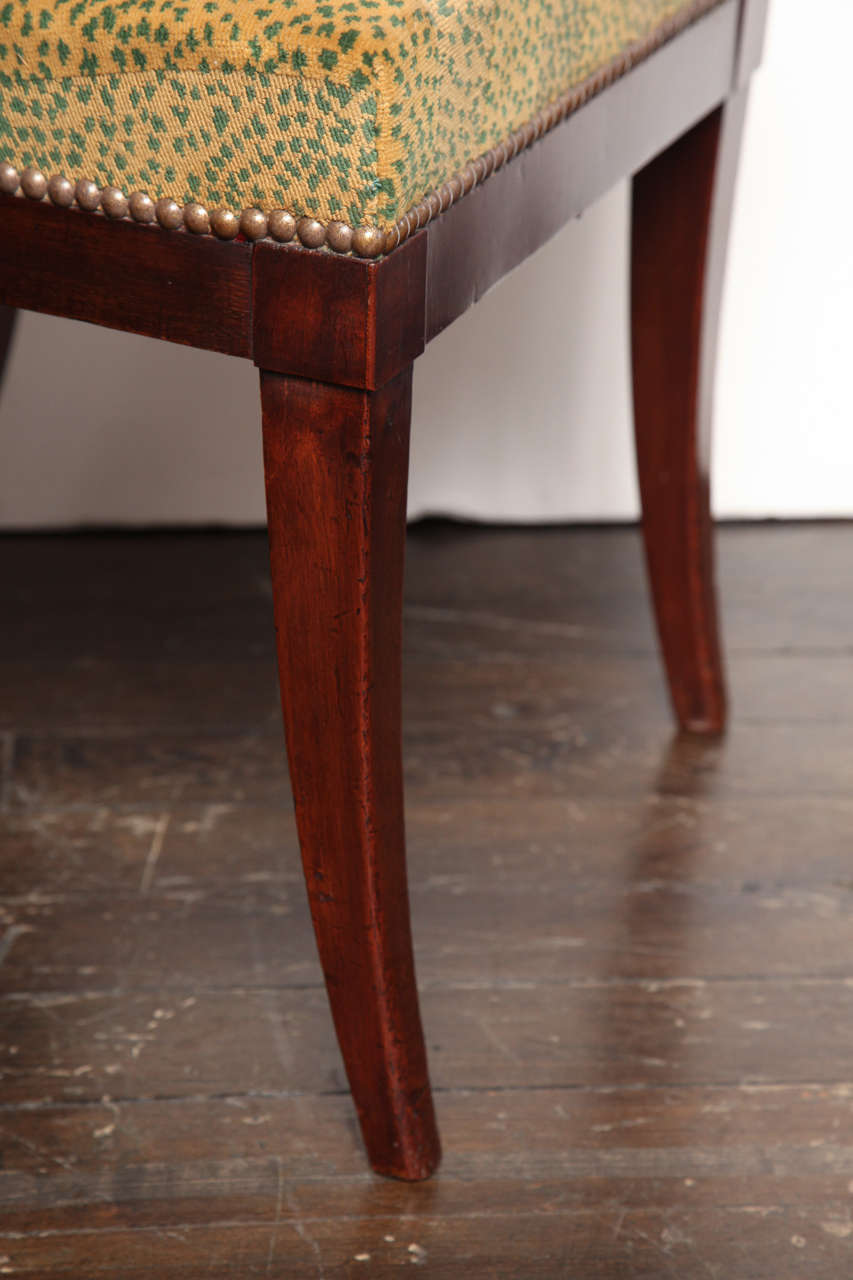 Pair of 19th Century French, Mahogany Side Chairs 4