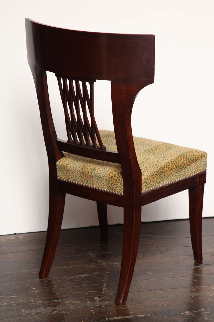 Pair of 19th Century French, Mahogany Side Chairs 5