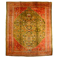 Persian Sultanabad Carpet in Handpsun Wool and Vegetable Dyes, circa 1880 11