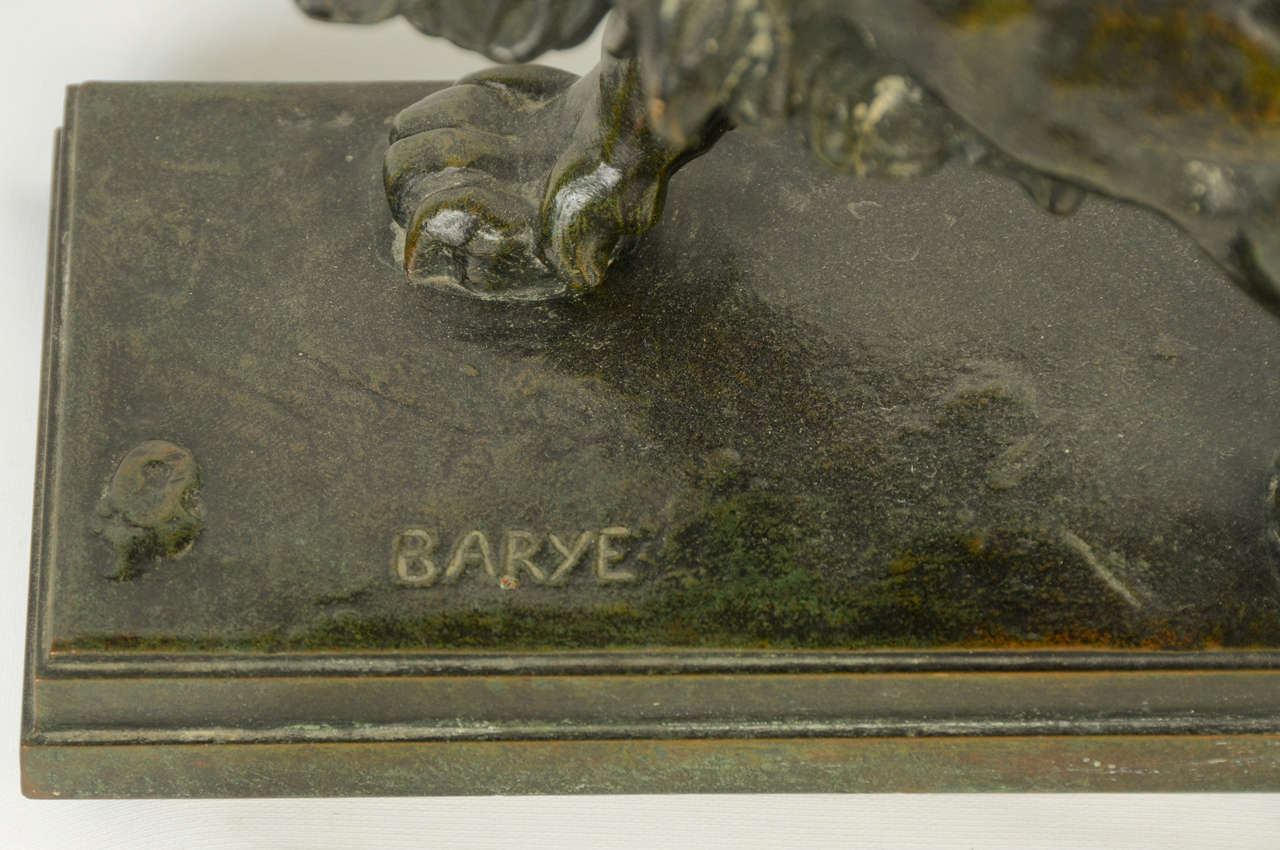 Walking Lion by Louis Barye In Excellent Condition In Isle sur la Sorgue, Provence