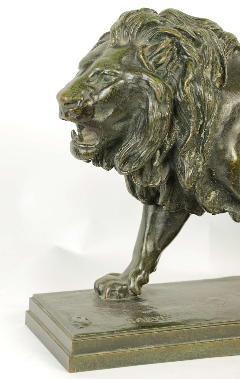 Walking Lion by Louis Barye 2