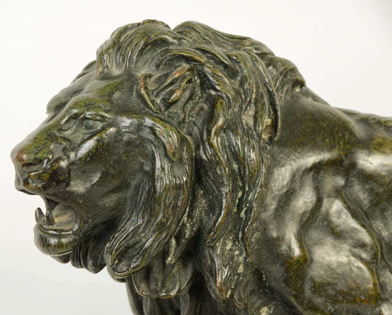 Walking Lion by Louis Barye 3