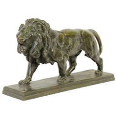 Walking Lion by Louis Barye