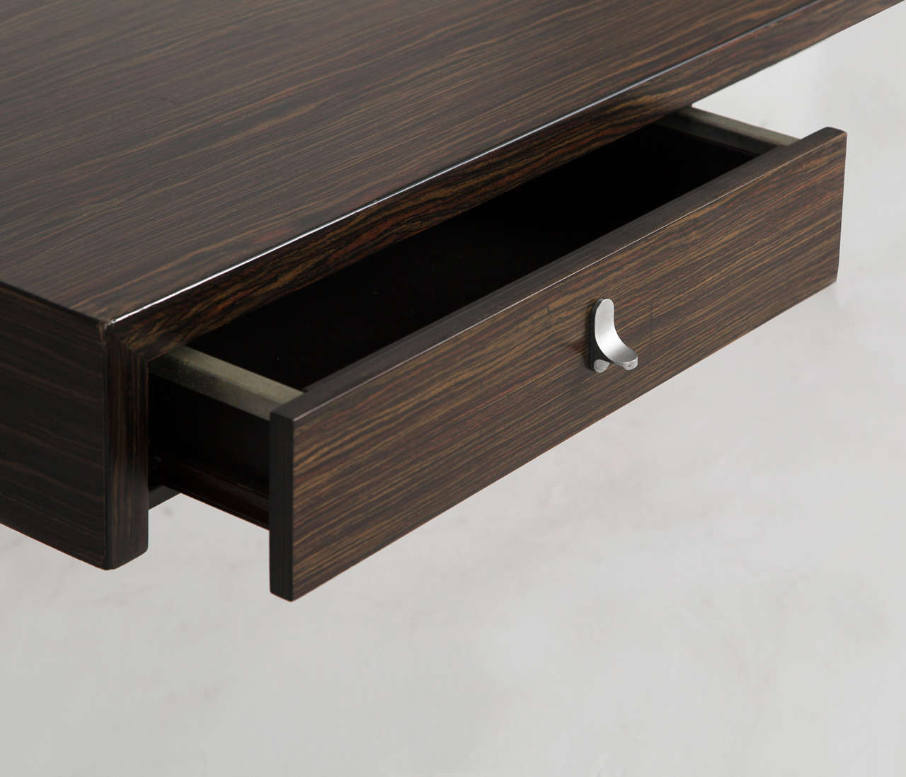 Modern Executive Desk by TRAU in Indian Rosewood In Good Condition In Waalwijk, NL