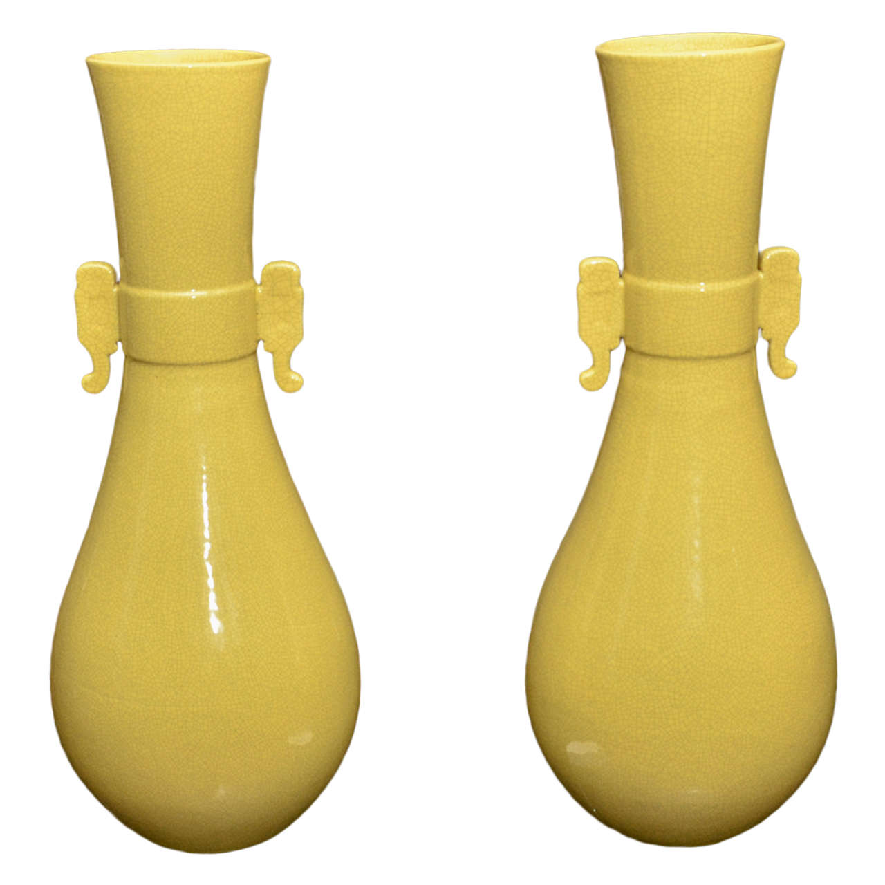 Contemporary Chinese Imperial Yellow Palace Jar