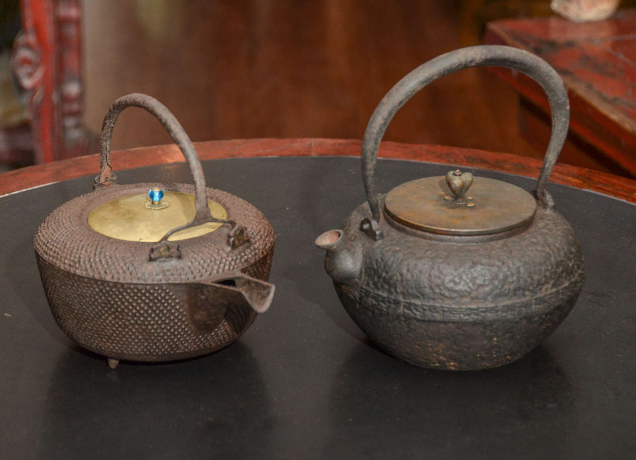 Late 19thC. Meiji Period Japanese Lidded Teapots ( 1 available, priced and sold separately )