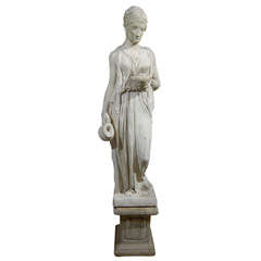 Vintage Hebe the Goddess of Youth Statue