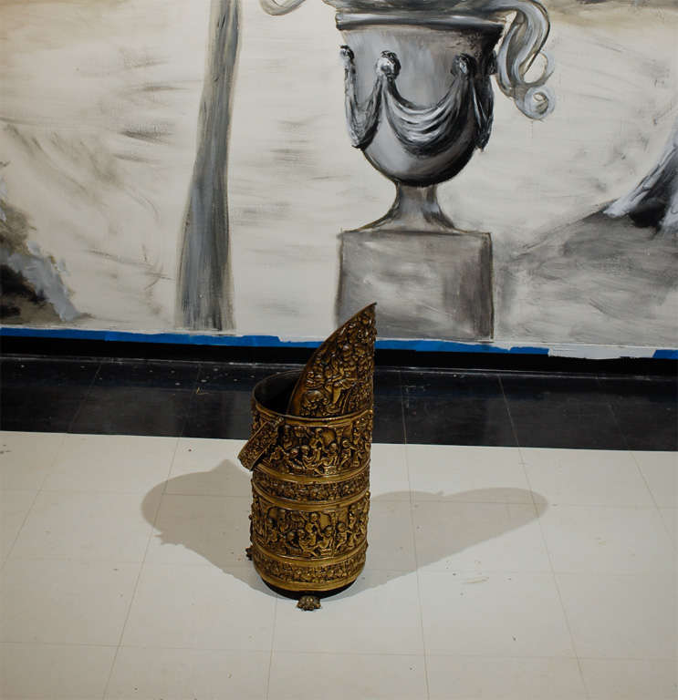 Brass Grape Carrier / Umbrella Stand