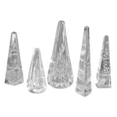 Crystal and Glass Obelisks