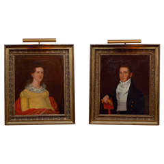 Pair of Federal Portraits