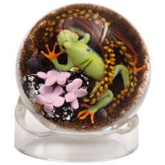 Clinton Smith Miniature Frog Paperweight