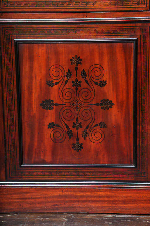 Inlay Pair of Mid-19th Century Cupboards