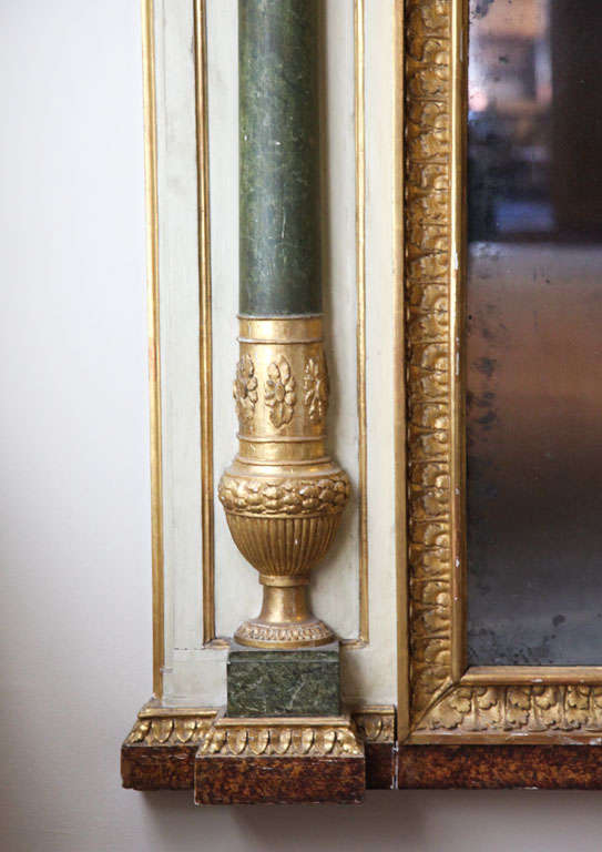 Gilt Exceptional, 19th century, large mirror For Sale