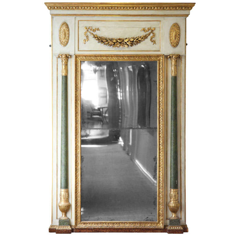 Exceptional, 19th century, large mirror For Sale at 1stDibs