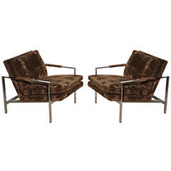 pair of Milo Baughman for Thayer Coggin Lounge Chairs