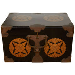 19th Century Japanese Antique Lacquer Storage Box
