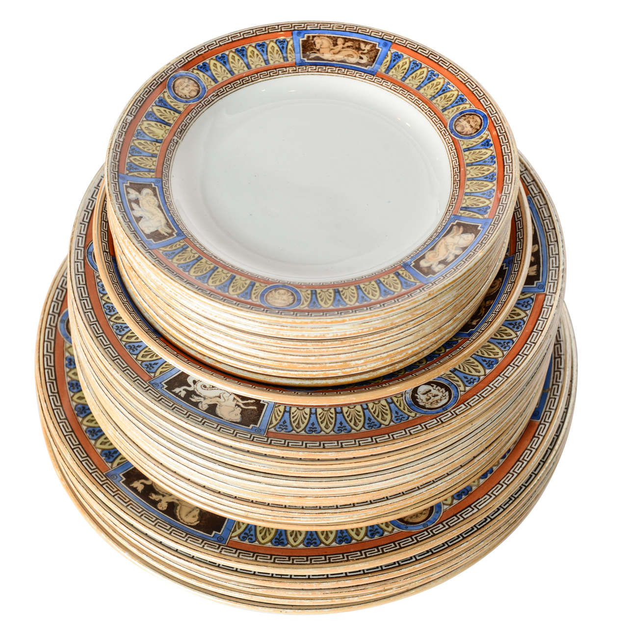 Partial Dinner Service of Mintons Dinnerware, 19th Century