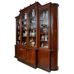 Antique Huge American Breakfront/ Bookcase, Display Cabinet, Late 19th century