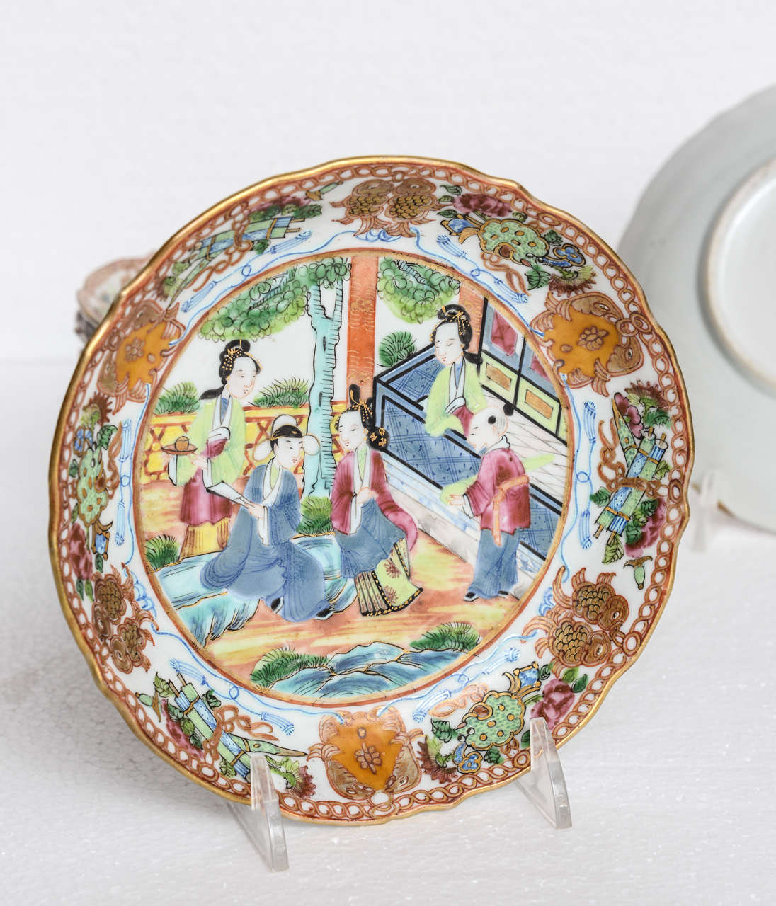 Important Set of 8 Chinese Porcelain Plates, 19th Century at 1stDibs