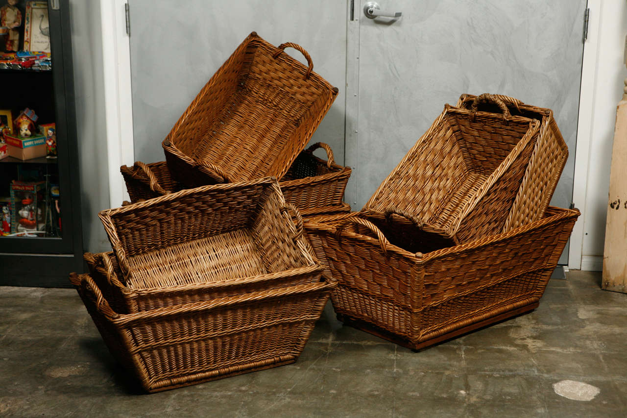 A nice wicker basket will look good and help add interest to most settings. Sizes vary, call for details.