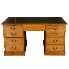 Vintage English Pine Desk Circa 1900