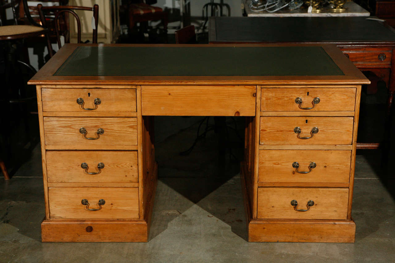 English Pine Desk Circa 1900 at 1stDibs pine desk for sale, 1900 desk