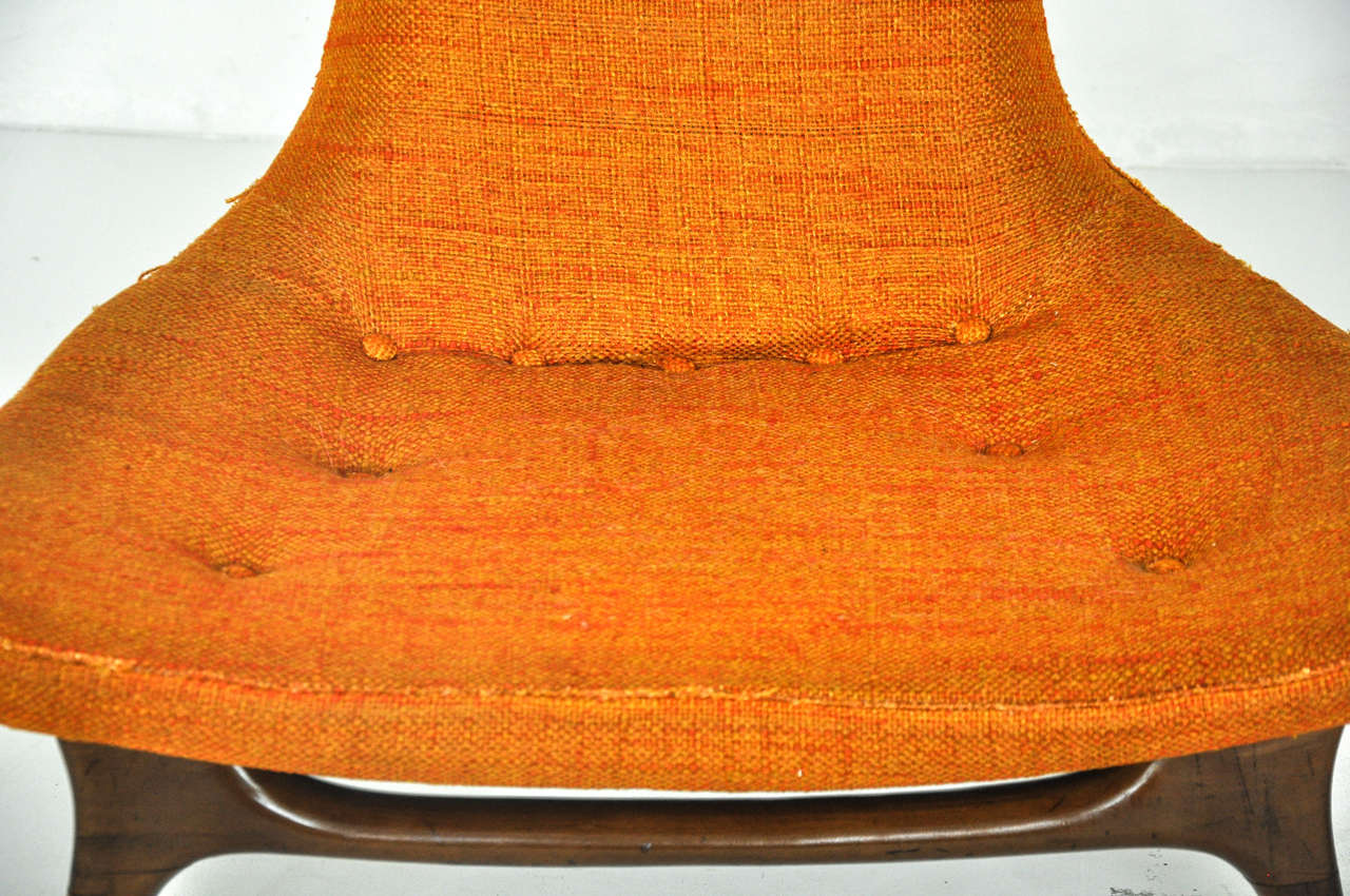 High Back Lounge Chairs, Karpen In Excellent Condition In Chicago, IL