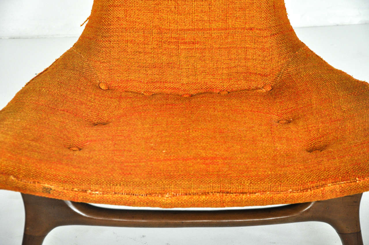 Mid-20th Century High Back Lounge Chairs, Karpen