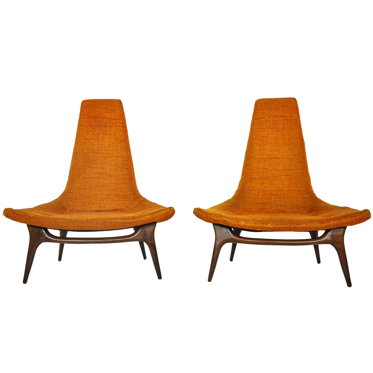 High Back Lounge Chairs, Karpen