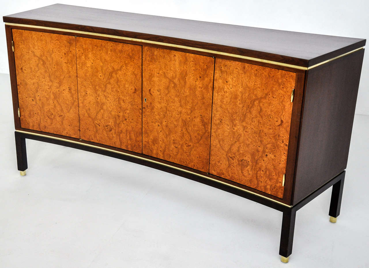 Mid-Century Modern Dunbar Curved Front Cabinet by Edward Wormley