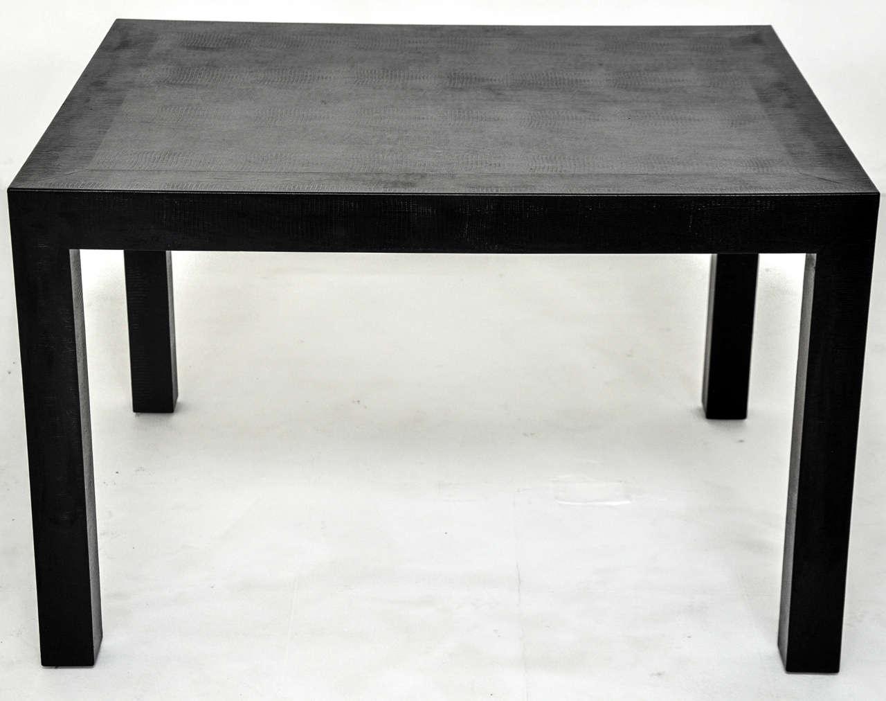 Snakeskin Parsons Lamp Table