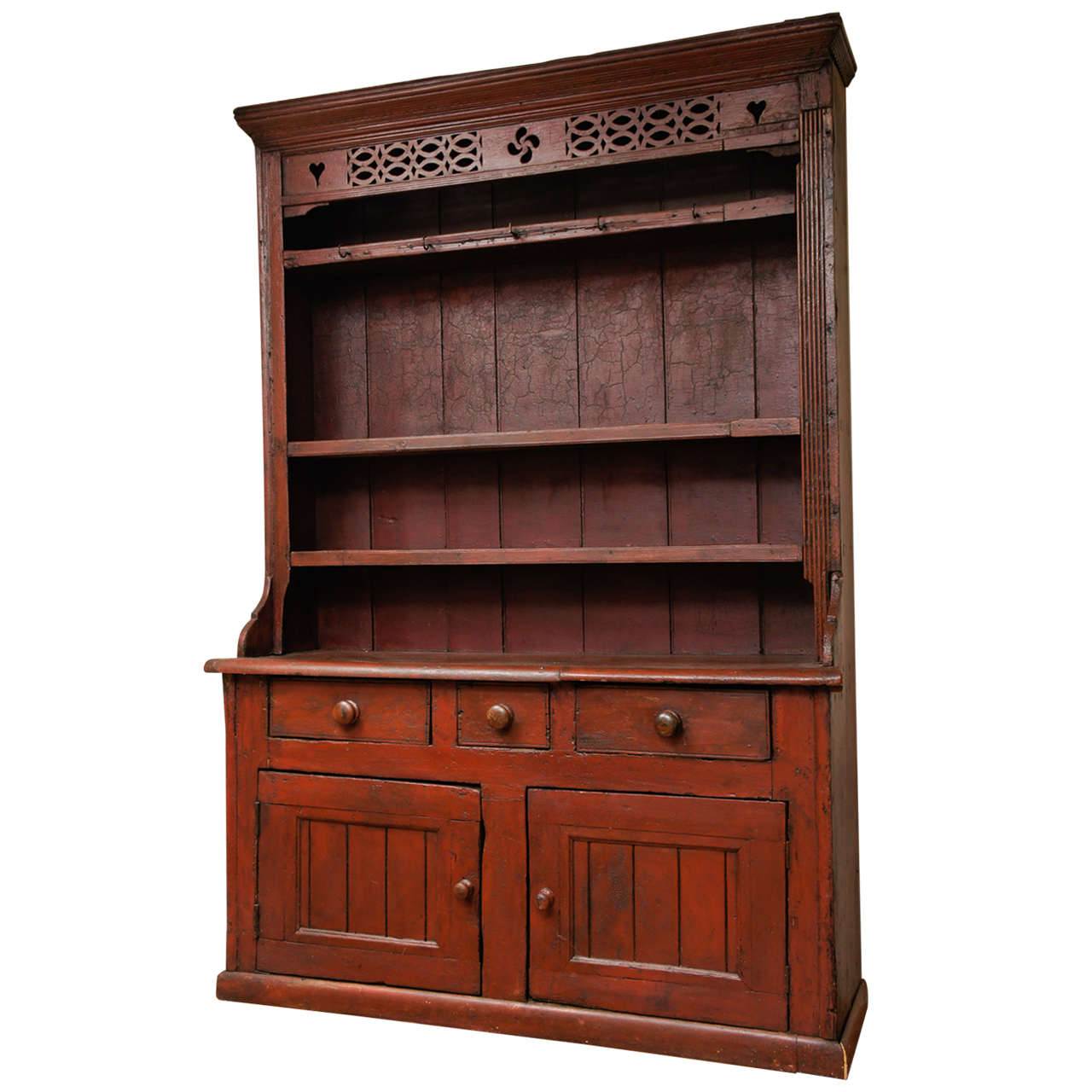 Irish Dresser in Original Paint at 1stDibs