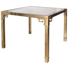 Brass Games/Breakfast Table by Mastercraft