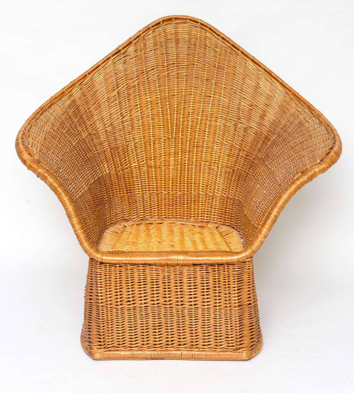 Oversized Wicker Armchairs